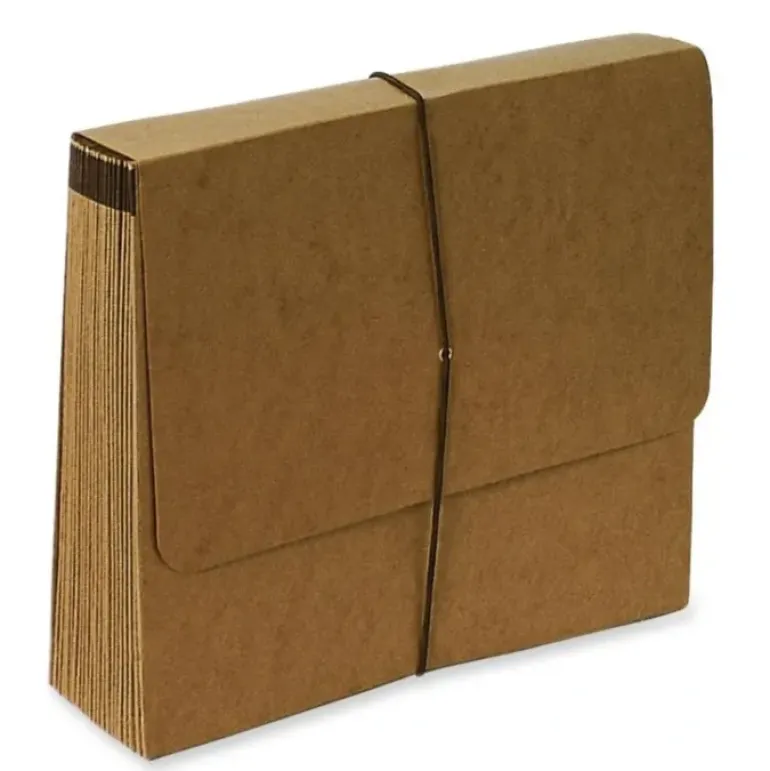 AbilityOne 7520014376364 SKILCRAFT Expanding File Pocket - Letter - 8.5& x 11& - 15& Expansion - 1 Each - Brown - One-stop shop for professional tools and equipment.