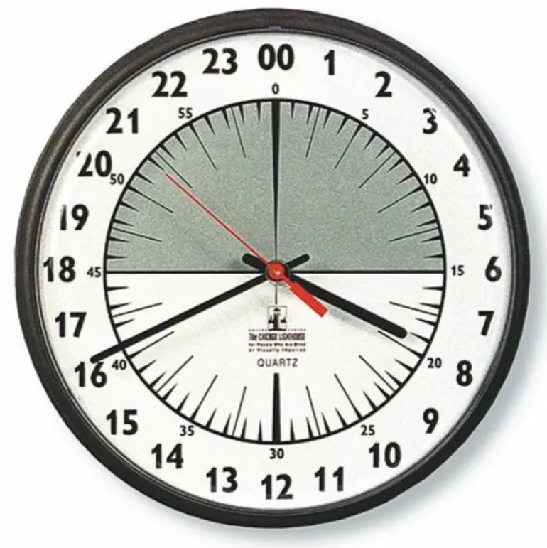 AbilityOne 6645013425313 SKILCRAFT 24-Hour Slimline Wall Clock - 9 1/4& Diameter, Brown - Analog - Quartz - One-stop shop for professional tools and equipment.