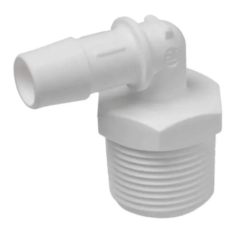 Airgap ET170-010 3/4-inch x 1/2-inch WHITE PP BARB INSERT 90; ELBOW - One-stop shop for professional tools and equipment.