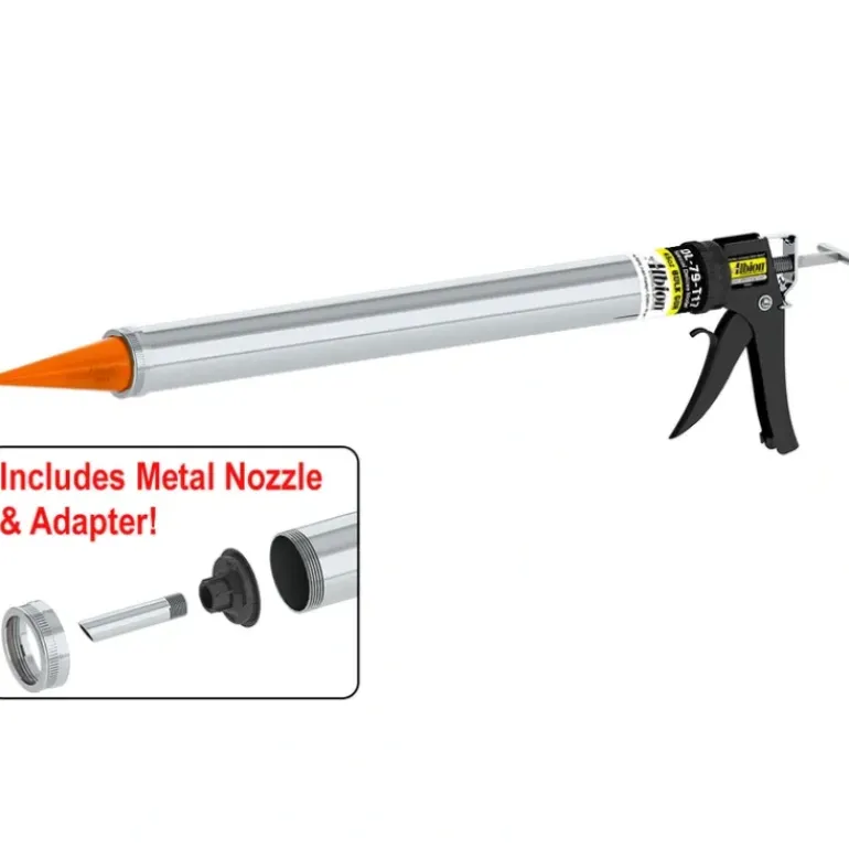 Albion Engineering DL-79-T17 45oz Special Deluxe Manual Bulk Gun w/ Orange Cone Nozzles - One-stop shop for professional tools and equipment.