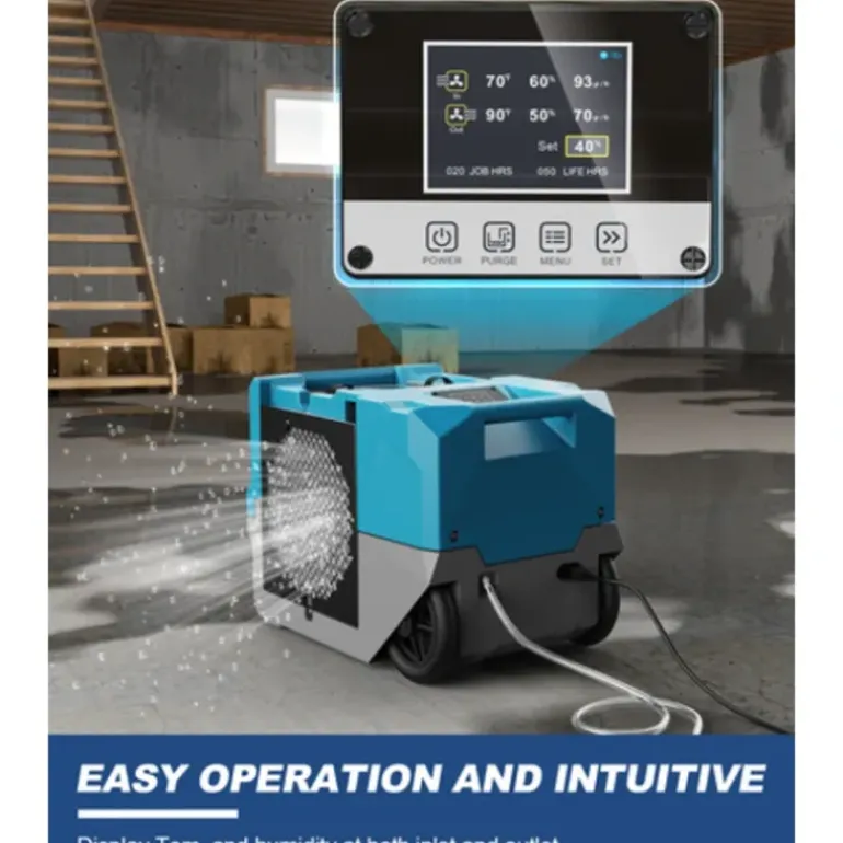 AlorAir Storm LGR 1250 264 PPD Industrial Commercial Dehumidifier with Pump - Blue - One-stop shop for professional tools and equipment.