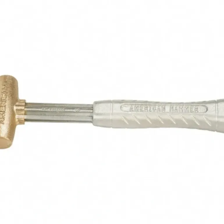 American Hammer AM15BZXAG Dead Blow Hammer, 24 oz Head, 1-1/2& Face Dia, Bronze Head - One-stop shop for professional tools and equipment.