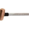 American Hammer AM1CUPG Non-Marring Hammer, 1 lb, 1-1/8& Face Dia, Copper Head - One-stop shop for professional tools and equipment.