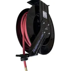 American Lube TIM-3616-65A 3/8& x 65' Advantage Plus Air/Water/WWS Reel with Rubber Hose - One-stop shop for professional tools and equipment.