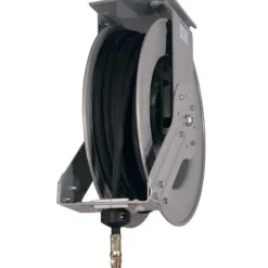 American Lube TIM-3208-100P 1/2& x 100' Platinum Series Premium Double-Arm Oil/ATF/A/F Reel with Rubber Hose - One-stop shop for professional tools and equipment.