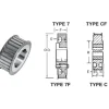 Bando TL22H300 TL Timing Belt Pulley (1215) - One-stop shop for professional tools and equipment.