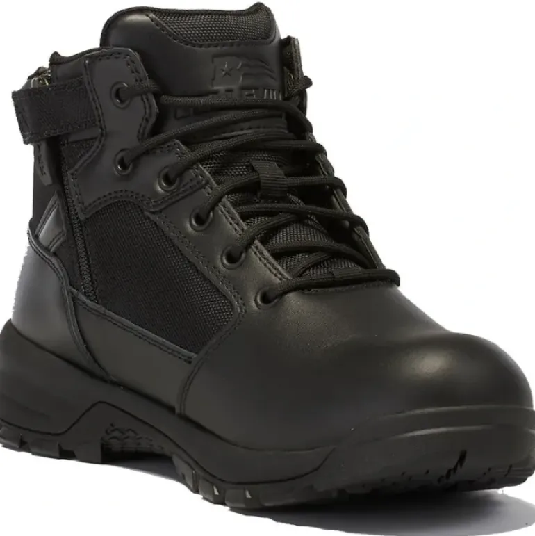 Belleville Men's, 5&, SPEAR POINT, BV915Z, Hot Weather Lightweight Side-Zip Tactical Boot, Black, 4, Regular, BV915Z 040R - One-stop shop for professional tools and equipment.