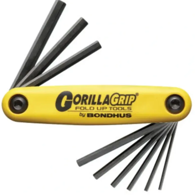 Bondhus 12589 5/64-1/4& Gorilla Grip Foldup Tool Set - One-stop shop for professional tools and equipment.