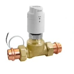 Caleffi 676756A 3/4& Press Twistop+ w/End Switch 5.6 Cv - One-stop shop for professional tools and equipment.