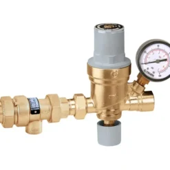 Caleffi 573016A COMBO AutoFill™ 1/2& Press X 1/2& Press w/ Pressure gauge ASSE 1012 - One-stop shop for professional tools and equipment.