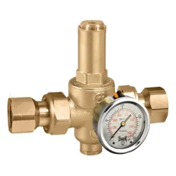 Caleffi 536073A 103 PressCal™ HP PRV High Range (90 - 150 PSI) Dual Union 1-1/4& NPT female - One-stop shop for professional tools and equipment.