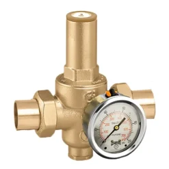 Caleffi 536084A 109 PressCal™ HP PRV Low Range (10 - 90 psig) Dual Union 1-1/2& sweat - One-stop shop for professional tools and equipment.
