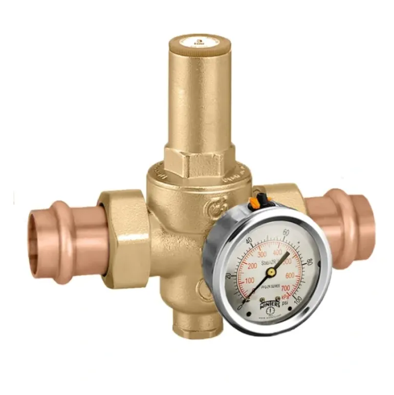 Caleffi 536084A 106 PressCal™ HP PRV Low Range (10 - 90 psig) Dual Union 1-1/2& press - One-stop shop for professional tools and equipment.