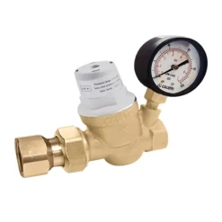 Caleffi 533341HA PressCal™ Compact PRV ASSE 1003, Single Union 1/2& NPT female union in, FNPT out, gauge - One-stop shop for professional tools and equipment.