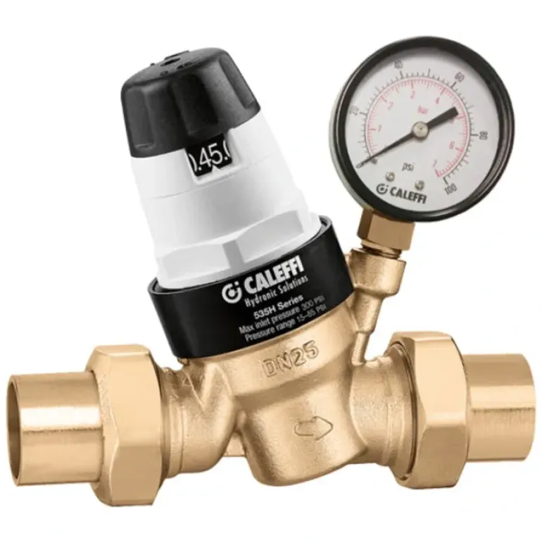 Caleffi 535991HA PressCal™ PRV ASSE 1003, 2& Sweat w/ Pressure Gauge - One-stop shop for professional tools and equipment.