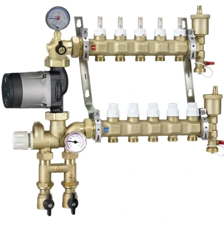Caleffi 1725M1AHE Low Temp Manifold mixing station 11-Ports, Alpha Pump - One-stop shop for professional tools and equipment.