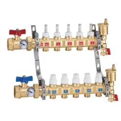 Caleffi 6686M5S1A IN TwistFlow™ Radiant Manifold Assembly 11 loop 1& INVERTED - One-stop shop for professional tools and equipment.