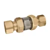 Caleffi NA51363 Dual Union Serviceable low lead check 1& FNPT - One-stop shop for professional tools and equipment.