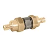 Caleffi NA51257 Dual Union Serviceable low lead check ¾& PEX crimp - One-stop shop for professional tools and equipment.