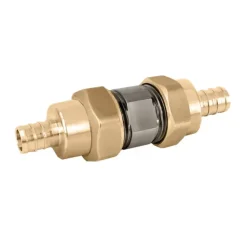 Caleffi NA51257 Dual Union Serviceable low lead check ¾& PEX crimp - One-stop shop for professional tools and equipment.