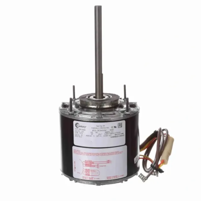 Century Fan and Blower Motor, 1/5 HP, 1 Ph, 60 Hz, 115 V, 1075 RPM, 1 Speed, 42 Frame, OPEN - 9642 - One-stop shop for professional tools and equipment.