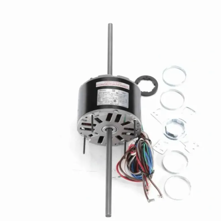 Century Fan Coil & Air Conditioner Motor, 1/8 HP, 1 Ph, 60 Hz, 115 V, 1075 RPM, 3 Speed, 48 Frame, SEMI ENCLOSED - RAL1006 - One-stop shop for professional tools and equipment.