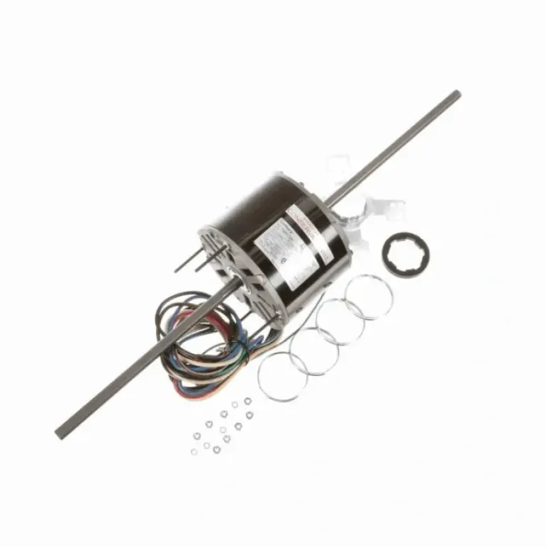Century Fan Coil & Air Conditioner Motor, 1/4 HP, 1 Ph, 60 Hz, 115 V, 1075 RPM, 3 Speed, 48 Frame, SEMI ENCLOSED - RAL1026A - One-stop shop for professional tools and equipment.