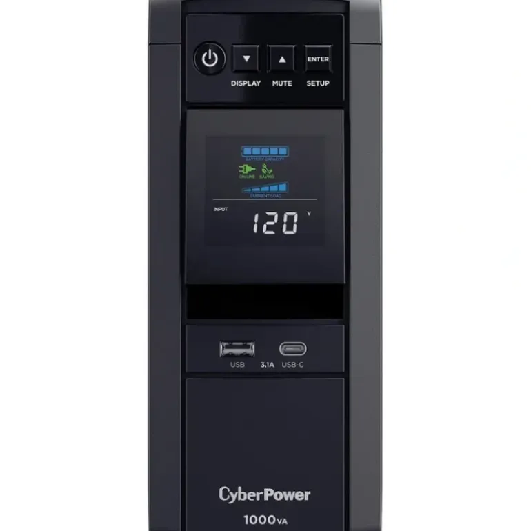 CyberPower CP1000PFCLCD UPS 1000VA 600W PFC compatible Pure sine wave - 1000VA/600W - Mini-tower - 3 Minute Full Load - 10 x NEMA 5-15R - One-stop shop for professional tools and equipment.