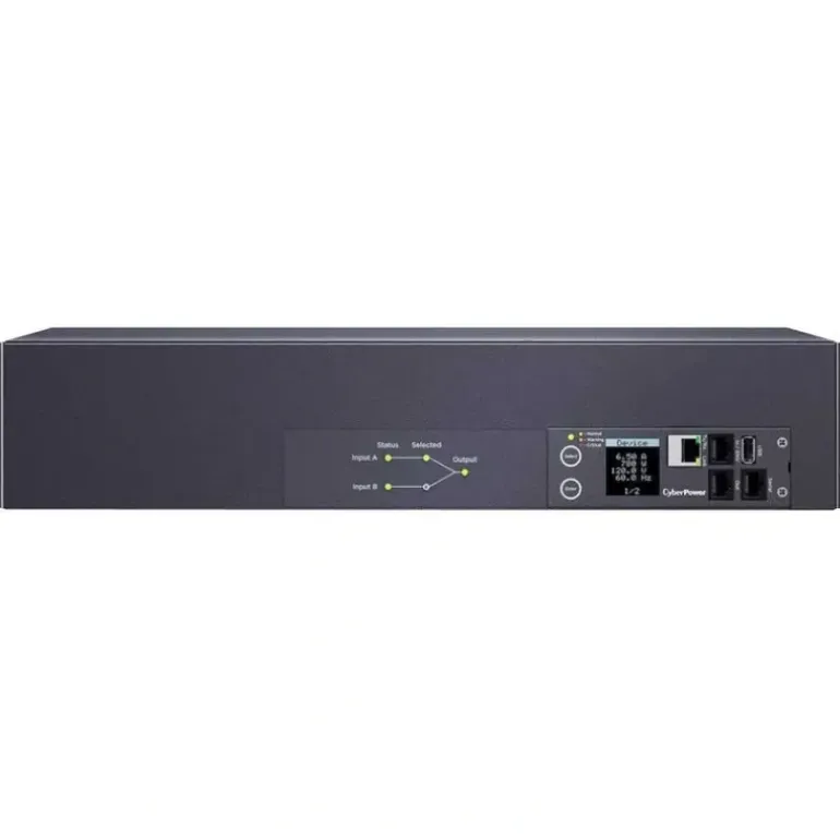 CyberPower Metered ATS PDU PDU44003 17-Outlets PDU - Metered - NEMA L5-30P - 16 x NEMA 5-20R, 1 x NEMA L5-30R - 120 V AC - Network (RJ-45) - 2U - Horizontal - Rack-mountable - One-stop shop for professional tools and equipment.