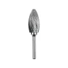 Dedeco 12410 Carbide Bur D/C Flame 1/4 x 1/2 x 1-1/4 (SH-5) 1/Unit - One-stop shop for professional tools and equipment.