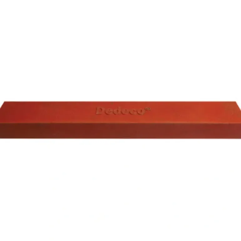 Dedeco 0194 Rubber Abrasive Block/Stick 6 x 3/4 x 3/4 - Red Fine Silicon Carbide 1/Unit - One-stop shop for professional tools and equipment.