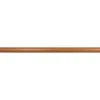 Dedeco 0236 Rubber Abrasive Block/Stick Round 6 x 3/8 - Brown Extra Coarse Aluminum Oxide 1/Unit - One-stop shop for professional tools and equipment.