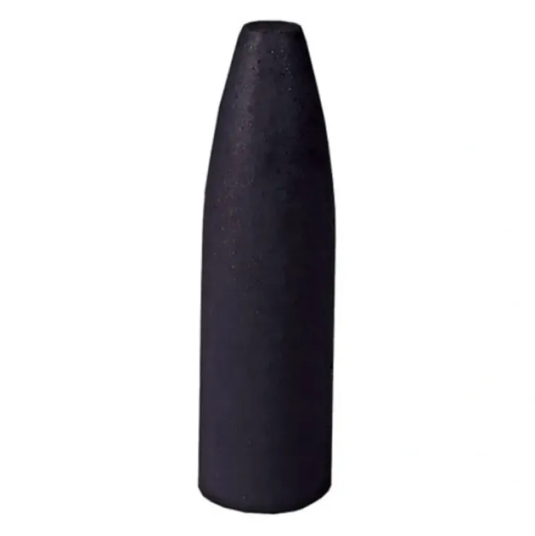 Dedeco 0047 Rubber Abrasive Points - 1 x 9/32 - Black Coarse Silicon Carbide 100/Bx - One-stop shop for professional tools and equipment.