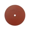 Dedeco 0144 Rubber Abrasive Wheel 3 x 1/2 x 1/4 - Red Fine Silicon Carbide 1/Unit - One-stop shop for professional tools and equipment.
