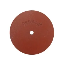 Dedeco 0144 Rubber Abrasive Wheel 3 x 1/2 x 1/4 - Red Fine Silicon Carbide 1/Unit - One-stop shop for professional tools and equipment.
