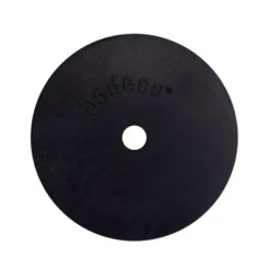 Dedeco 0152 Rubber Abrasive Wheel 4 x 1/2 x 1/2 - Black Coarse Silicon Carbide 1/Unit - One-stop shop for professional tools and equipment.