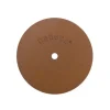 Dedeco 0176 Rubber Abrasive Wheel 6 x 1 x 1/2 - Brown Extra Coarse Aluminum Oxide 1/Unit - One-stop shop for professional tools and equipment.