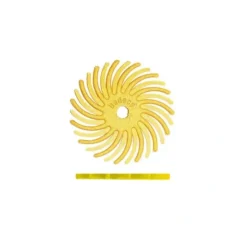 Dedeco 1241 Sunburst 7/8 TC Discs Yellow 80 Grit Size (A/O) 12/Bx - One-stop shop for professional tools and equipment.