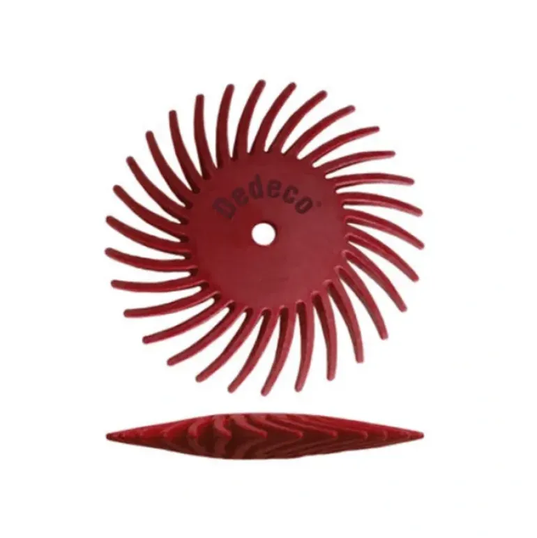 Dedeco 1945 Sunburst 7/8 TC Knife-Edge Red 220 Grit Size (A/O) 12/Bx - One-stop shop for professional tools and equipment.
