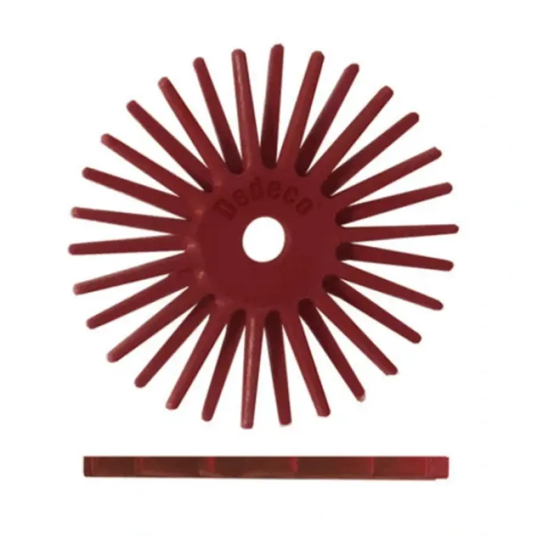 Dedeco 2219 Sunburst 1 TS Discs Red 220 Grit Size (A/O) 12/Bx - One-stop shop for professional tools and equipment.