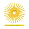 Dedeco 2215 Sunburst 1 TS Discs Yellow 80 Grit Size (A/O) 12/Bx - One-stop shop for professional tools and equipment.