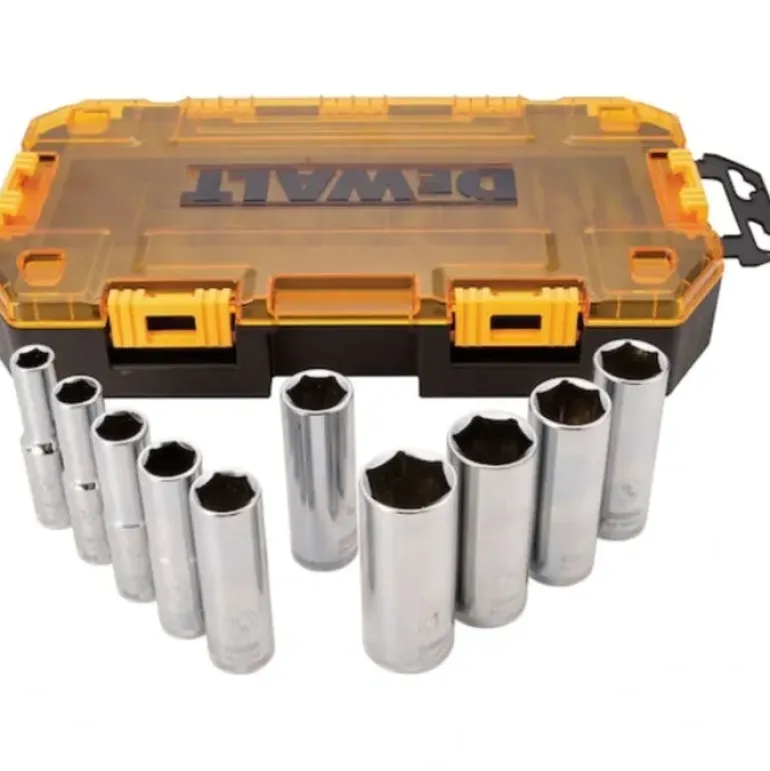 Dewalt DWMT73814 Tough Box Tool Kit Sae 1/2& Drive Deep Socket St - One-stop shop for professional tools and equipment.