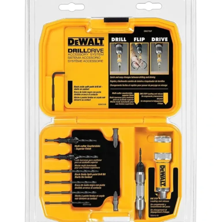 Dewalt DW2735P 12 Pc Drill / Drive Holder Set - One-stop shop for professional tools and equipment.