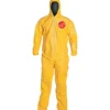 Dupont QC122S-2XL Yellow Tychem Qc Coverall Zip Front Att Socks 2X (12 EA) - One-stop shop for professional tools and equipment.