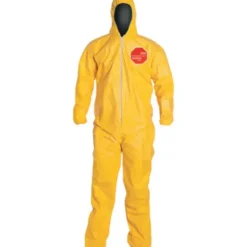 Dupont QC122S-2XL Yellow Tychem Qc Coverall Zip Front Att Socks 2X (12 EA) - One-stop shop for professional tools and equipment.