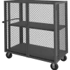 Durham HTL-2448-DD-1AS-95 MESH TRUCK, 1 ADJUSTABLE SHELF, 24 X 48, 2000 LBS. CAPACITY - One-stop shop for professional tools and equipment.