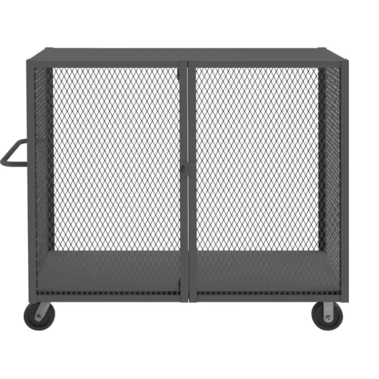 Durham HTL-3048-DD-95 CAGE TRUCK, LOW DECK, PAD LOCKABLE, 30 X 48, 2000 LBS. CAPACITY - One-stop shop for professional tools and equipment.