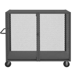 Durham HTL-3060-DD-95 CAGE TRUCK, LOW DECK, PAD LOCKABLE, 30 X 60, 2000 LBS. CAPACITY - One-stop shop for professional tools and equipment.