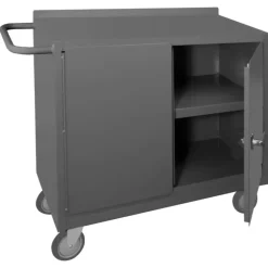 Durham 2210-95 MOBILE BENCH CABINET, 1 SHELF, 2 DOOR, 18-1/4 X 42-1/8 X 36-3/8 - One-stop shop for professional tools and equipment.