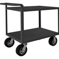 Durham RSCR-304838-ALD-95 STOCK CART, 2 SHELF, RAISED HANDLE, 30-1/4 X 54-1/4 X 37-7/8 - One-stop shop for professional tools and equipment.